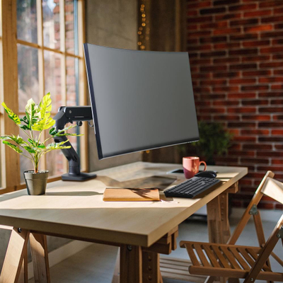 Крака за монитор Ergotron HX Desk, до 49\", монтажа на маса, црна