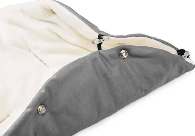 Çantë gjumi për karrocë Sensillo Eskimo, 100 x 46 cm, fleece, gri