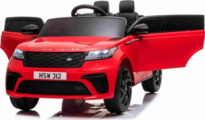 Makine elektrike për fëmijë Range Rover Velar, telekomandë, rrota SOFT, e kuqe