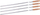 Shkopinj për shashlik Master Grill And Party MG134, set 4 copë, 60cm, çelik kromi