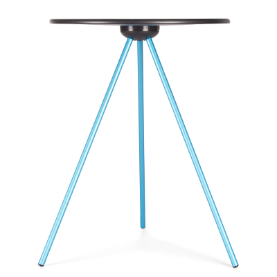 Tavolinë anësore Helinox Side Table S, kompakte, e zezë me blu