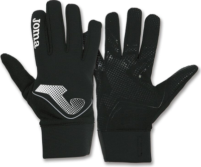 Голмански ракавици Joma Black 11, полиестер, без Fingersave, црни