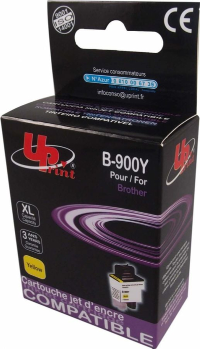 Patronë boje UPrint B-900, Yellow, 540 faqe, e verdhë