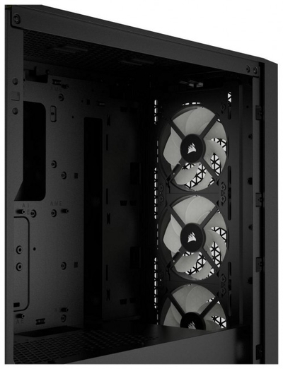 Kasë Corsair 3000D RGB Tempered Glass, e zezë
