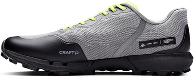 Këpucë trail për goca Craft Ocrxctm Vibram Elite, shollë Vibram Megagrip, gri me të verdhë