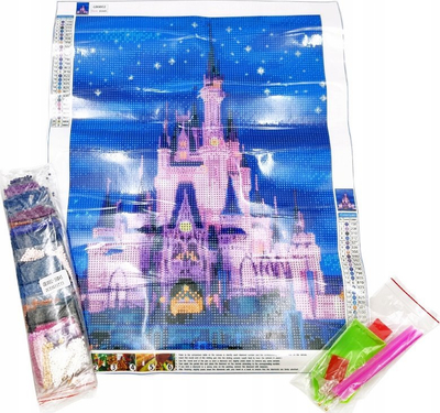 Сет мозаик со дијаманти Pegaz Toys Diamond Mosaics Castle 17964, за деца 3+