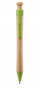 Stilolaps ballpoint ECONOVO, bambus biodegradues, 1.0 mm, bojë blu, natyral