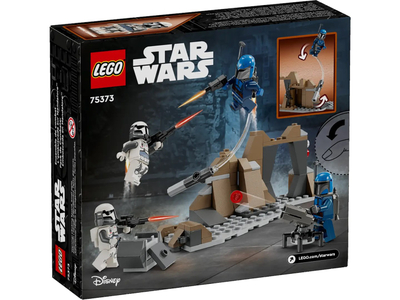 Set LEGO Star Wars Ambush on Mandalore Battle Pack, lodra ndërtimi, shumëfigura, multikolor