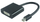 Adapter video MicroConnect MDPDVI3B, Mini DisplayPort në DVI I, i zi