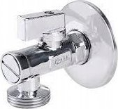 Valvul këndore Perfexim 02-012-1520-000, me filtër të shkurtër, 1/2" x 3/4", krom