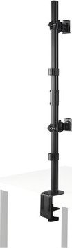 Krah për monitorë Kensington K53802WW, dy monitorë, montim vertikal, i zi