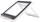 Mbajtëse laptopi Fellowes I-Spire Quick Lift, deri 17", 7 nivele rregullimi, e bardhë gri