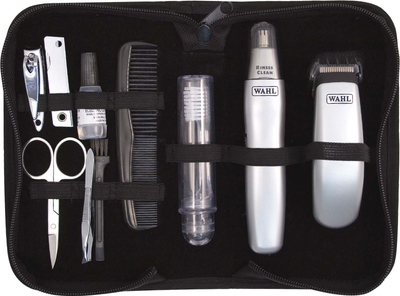 Тример за тело Wahl Travel Kit, на батерии, за патување, сив