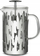 Aparat french press Alessi Barkoffee, 8 filxhanë, çelik inox, argjend