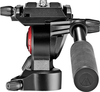 Kokë tripod video Manfrotto Befree Live MVH400AH, sistem fluid, me pllakë rrëshqitëse, e zezë