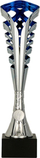 Kupë sportive Victoria Sport Plastic Cup, 35cm, argjendtë blu