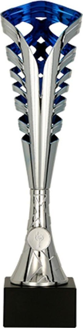 Kupë sportive Victoria Sport Plastic Cup, 35cm, argjendtë blu