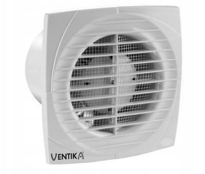 Ventilator banjoje Ventika Simple D100, aksial, qafë e shkurtër, i bardhë