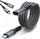 Kabllo zgjatuese USB C Zenwire, 2m, Thunderbolt 3 4, 100W, gri