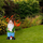 Figurë kopshti ProGarden Garden Gnome, qeramike, 30cm, shumëngjyrëshe