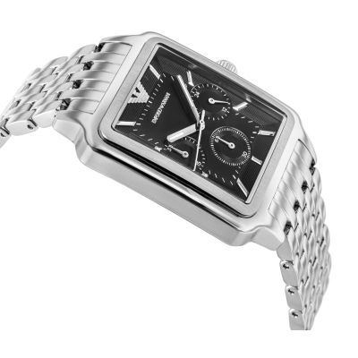 Рачен часовник Emporio Armani AR11751 Diego, хронограф 50mm, не’рѓосувачки челик, со црна бројчаник