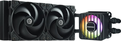 Ftohës uji për procesor Enermax LIQMAXFLO SR ELC-LMF-240-SF, radiator 240mm, 2x 120mm, i zi