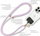 Универзална врвка за телефон Guess CBDY Cord Nylon 4G Metal Charm, најлон, златна