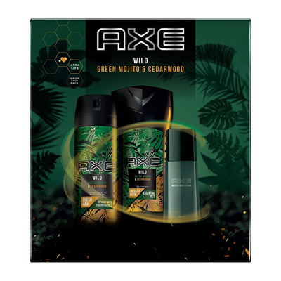 Set Axe Wild Green Mojito & Cedarwood