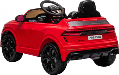 Makina elektrike për kalamoj Audi RS Q8, 12V, me telekomandë, e kuqe