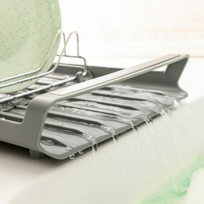 Tharëse enësh InnovaGoods Drackish, e zgjerueshme 28 47 cm, me shportë takëmesh, gri
