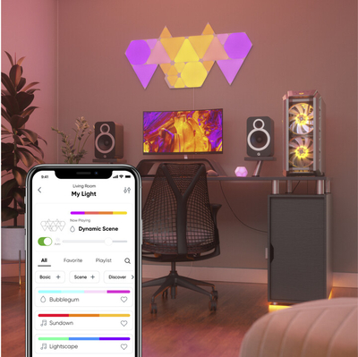 Panel dritash Nanoleaf, trekëndëshe, 4 copë