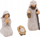Stallë dekorative Feeric Lights Nativity, 3 figura, 20x19cm, ngjyrë druri natyrale