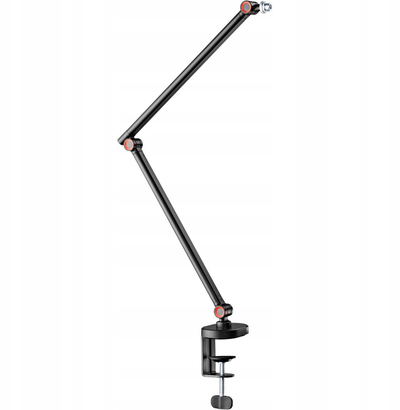 Tripod tavoline për mikrofon Mozos SB44, metal, për gaming, i zi