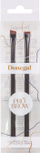 Set furça për vetulla Donegal Pro, 2 copë, të sakta, për rregullim edhe dhenie forme