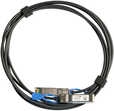 Kabllo direke SFP MikroTik XS+DA0003, 25Gbps, 3m, e zezë