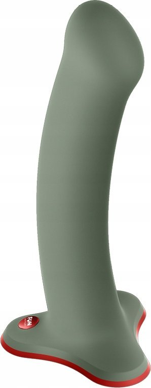 Dildo silikoni Fun Factory Magnum, 18cm, me kupë thithëse, ulliri i gjelbër