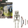 Figurinë Minecraft Movie Skeleton Core, 4", me aksesorë, e bardhë