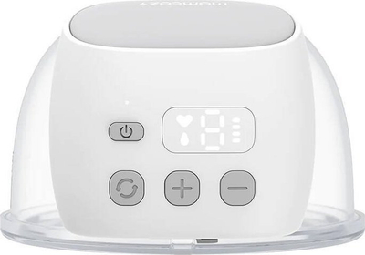 Pompa gjiri Momcozy S9 Pro Double, pa duar, me ekran LED, e bardhë