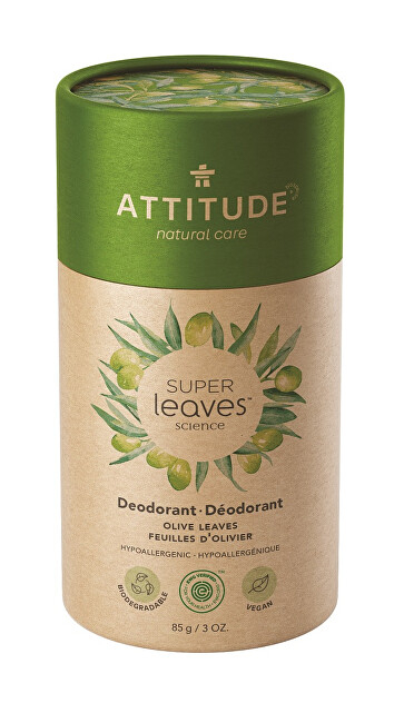 Deodorant i ngurtë ATTITUDE Olive leaves, 85 g