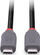 Kabllo USB C Lindy Anthra Line, USB4 40Gbps, 0.8m, 240W, gri