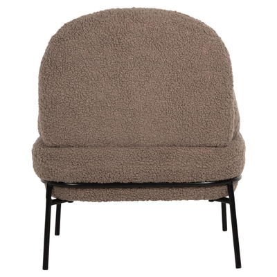 Kolltuk Agnes 74x71x83Hcm (HM9525.25), kaftë/ zezë