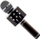 Mikrofon karaoke Pro-Link, dinamik pa tela, me Bluetooth, i zi me argjend