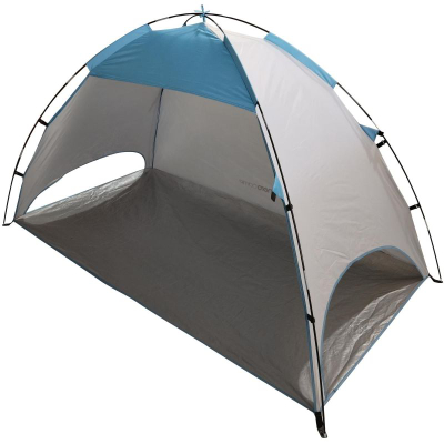 Çadër plazhi Enero Camp Beach Tent Windbreak, 220x115x120 cm, gri me blu