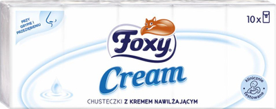 Shami higjienike Foxy Cream, me krem hidratus, 10 pako