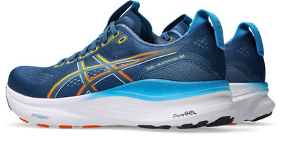 Atlete vrapimi Asics Gel-Kayano 32, stabilitet i lartë, kaltër e bardhë