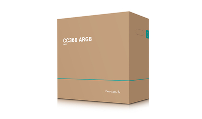 Kasë DeepCool CC360 ARGB Mini Tower, e zezë