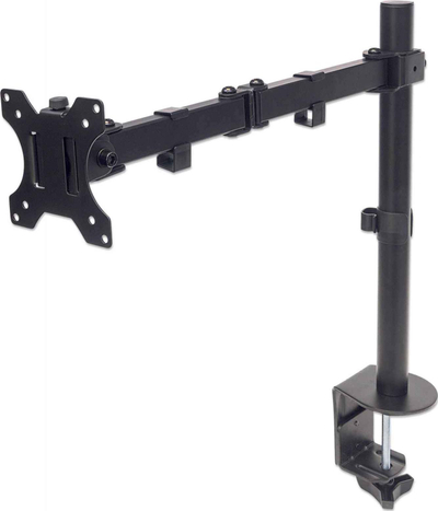 Mbajtëse tavoline për monitor Manhattan 461542, 13"-32", rrotullim i rregullueshëm, e zezë