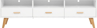 Komodë TV Beliani LIBERTY, 180cm, MDF, e bardhë