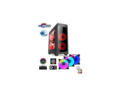 Kuti kompjuteri 1stCOOL GAMER 2 AURA, ATX Middle Tower, ARGB, e zezë