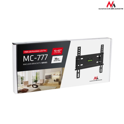 Mbajtëse muri për TV Maclean MC-777, 13-42", e zezë